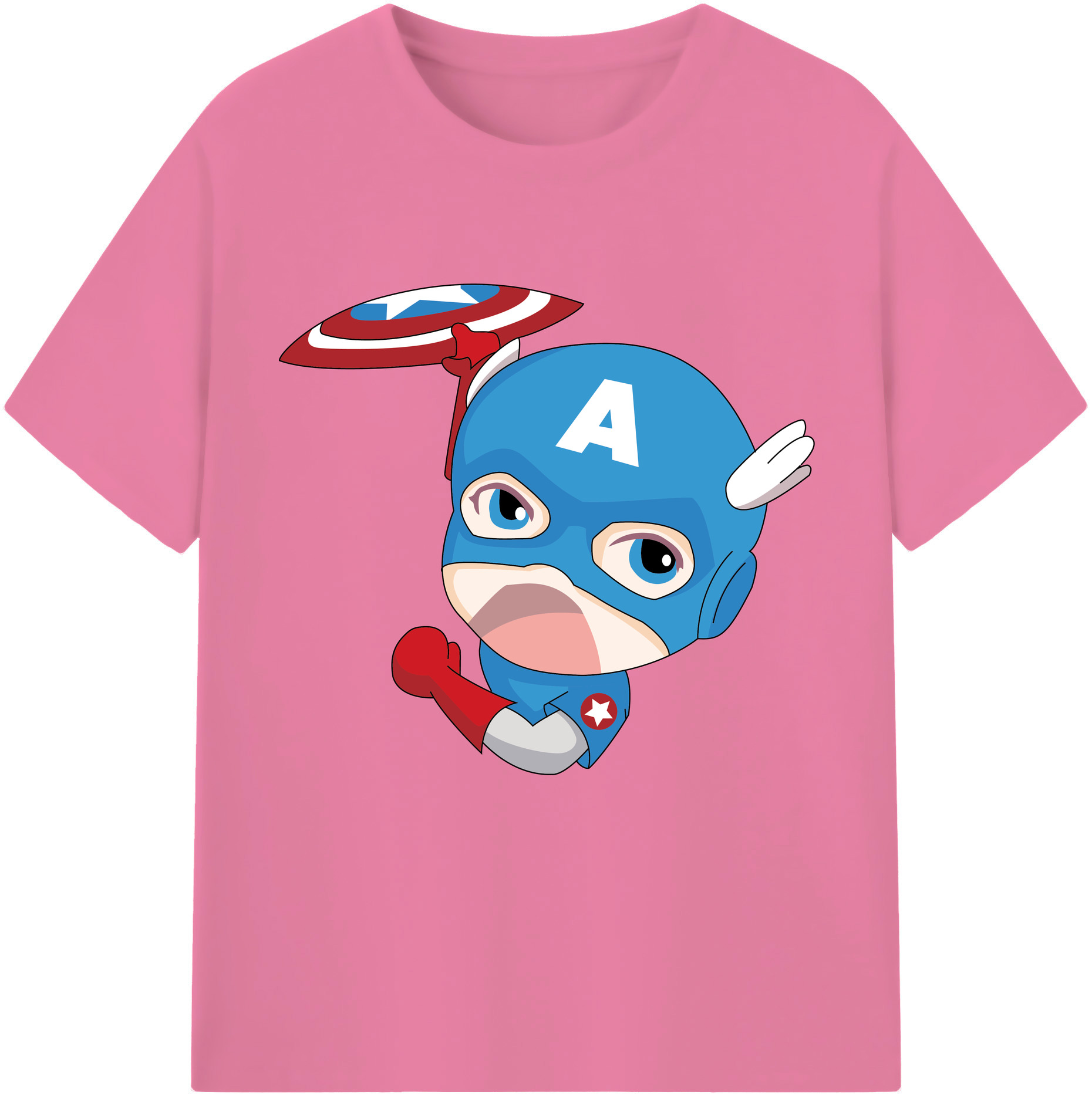 （画像用） アベンジャーズ The Avengers 綿100％半袖Tシャツ（フロントプリント）